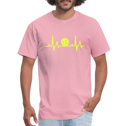 Pickleball Heartbeat T-Shirt - pink