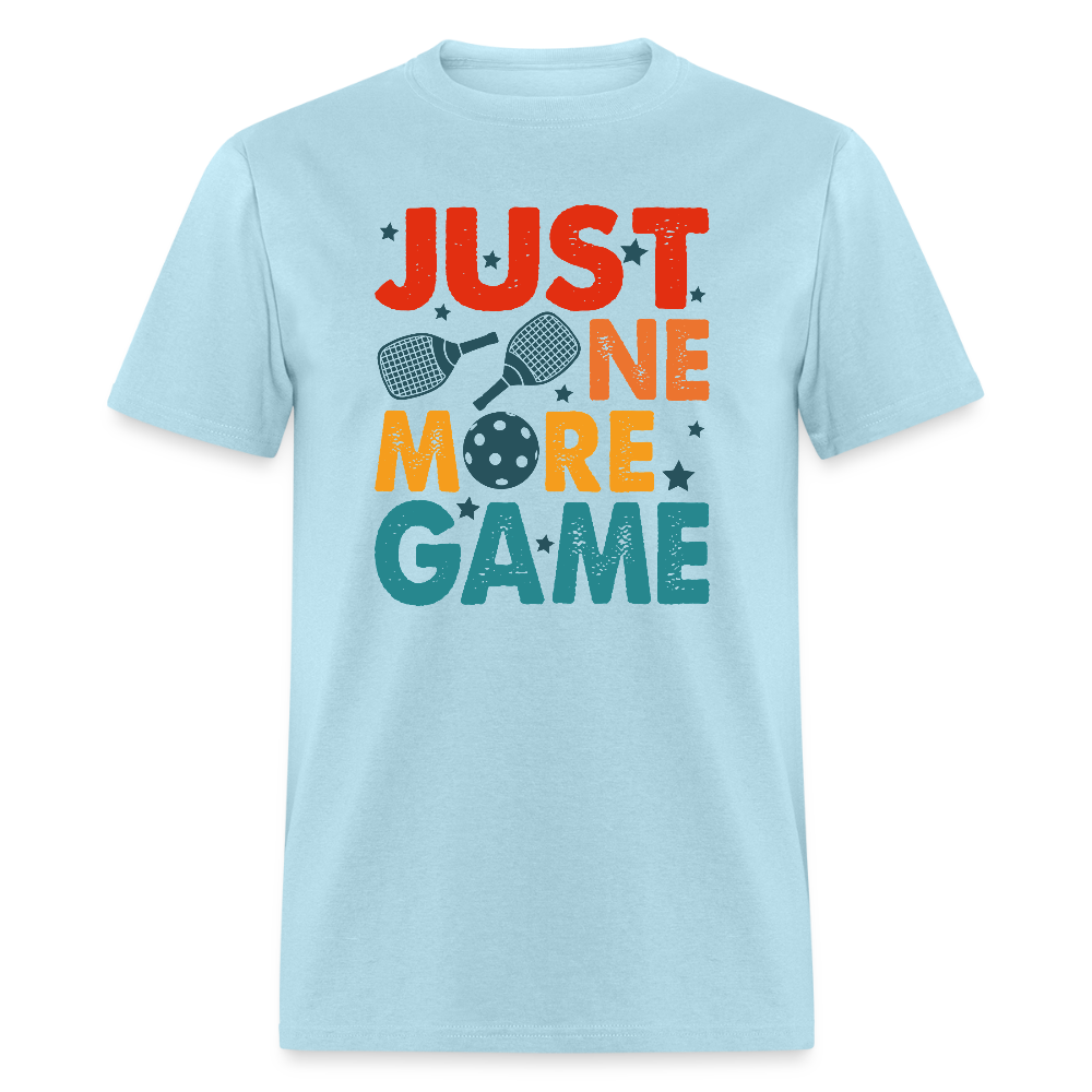 Just One More Game (Pickleball) T-Shirt - powder blue