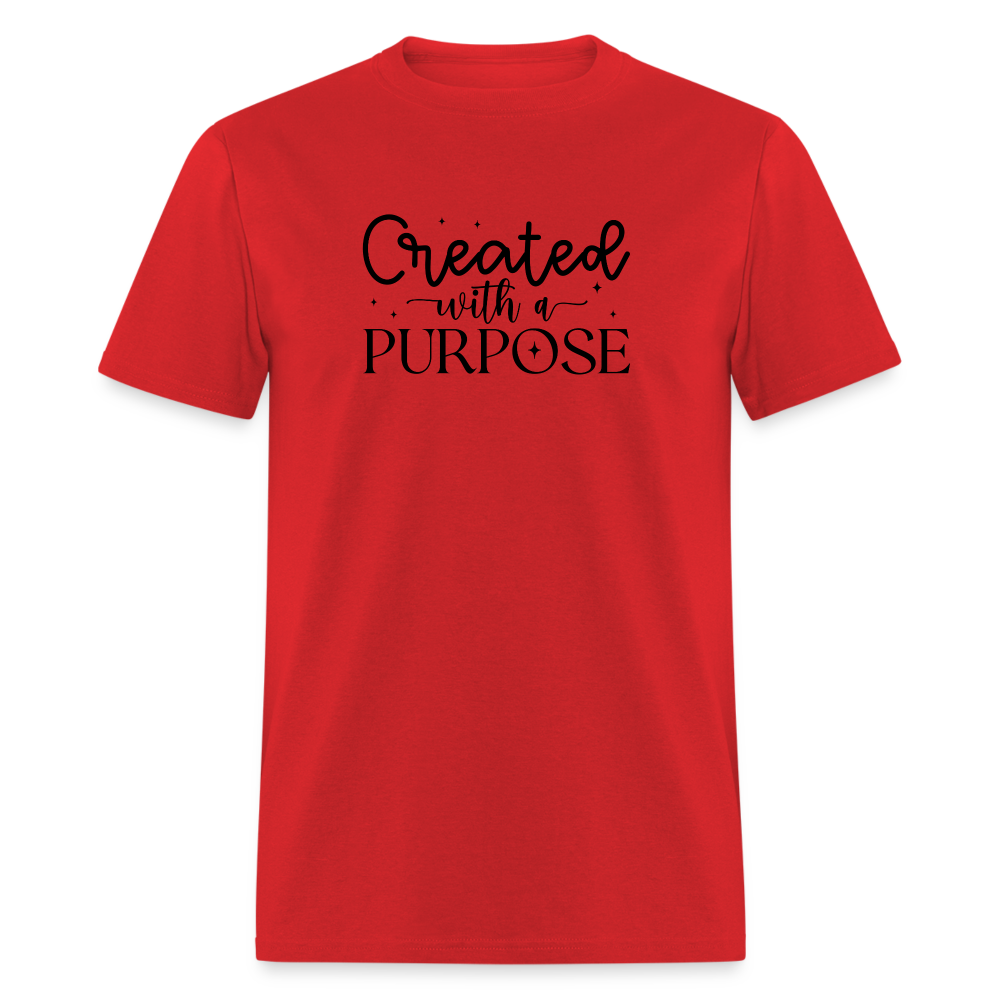 Created with a Purpose T-Shirt - red