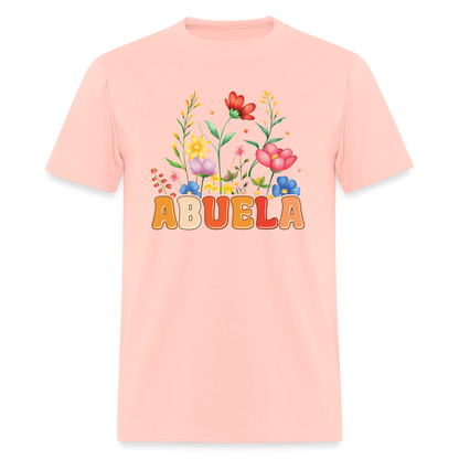 Abuela T-Shirt with Floral Design - blush pink 