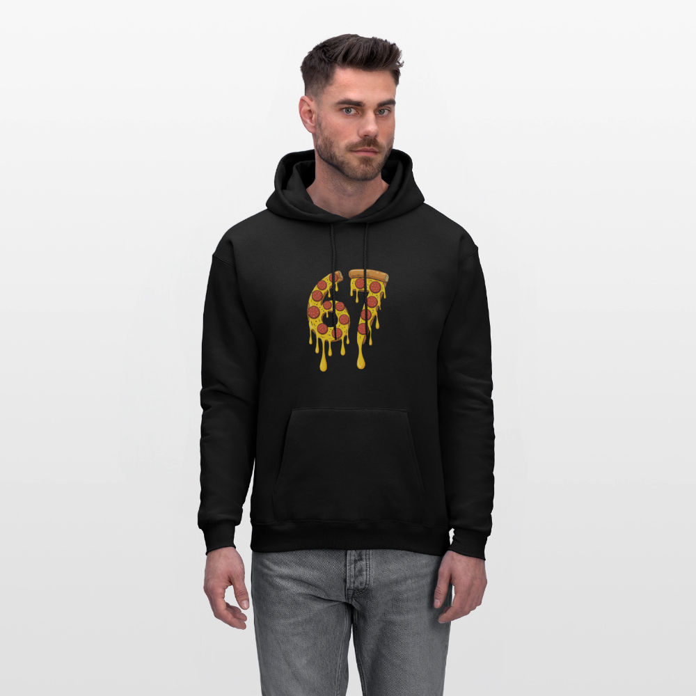 Six Seven 67 Pizza Hoodie - black
