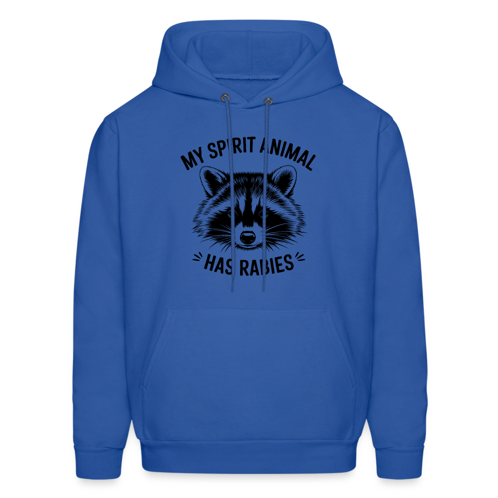 My Spirit Animal Has Rabies Hoodie - royal blue