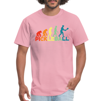 Pickleball Evolution T-Shirt - pink