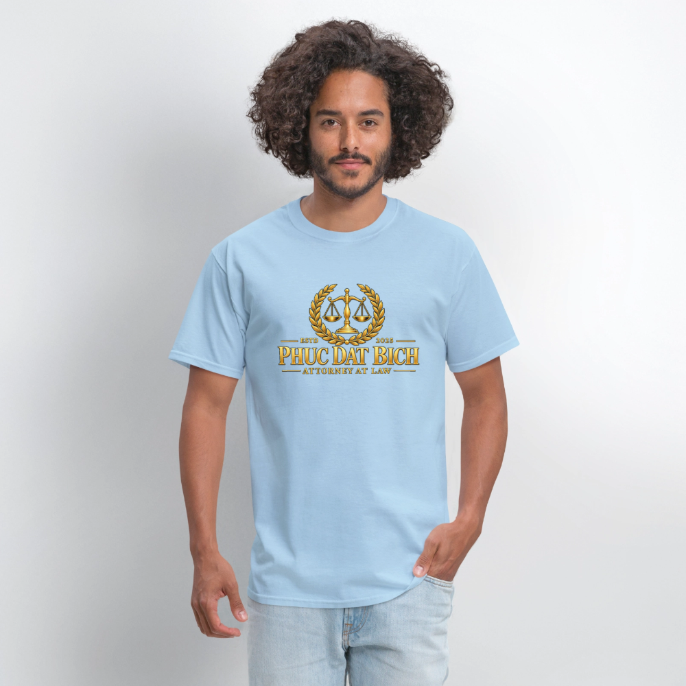 Phuc Dat Bich Attorney At Law T-Shirt - powder blue