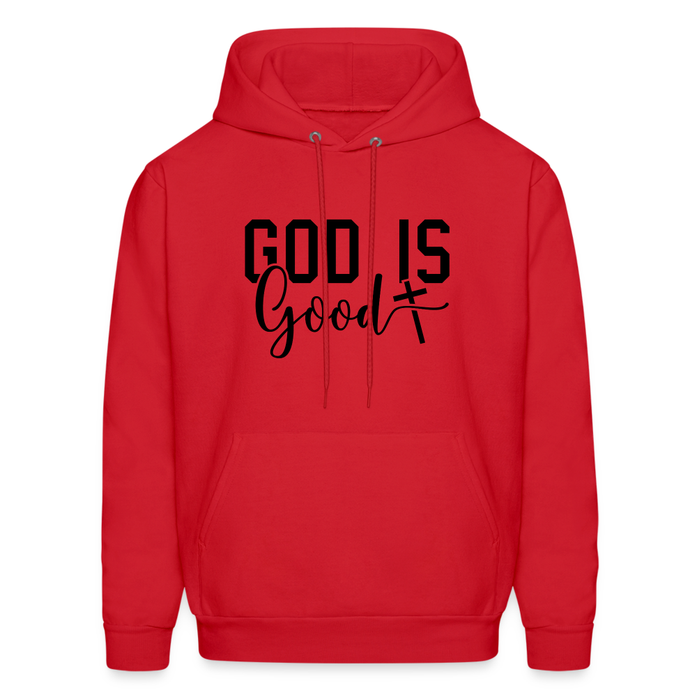 God is Good Hoodie - red