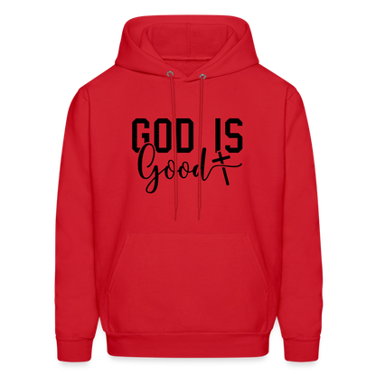 God is Good Hoodie - red