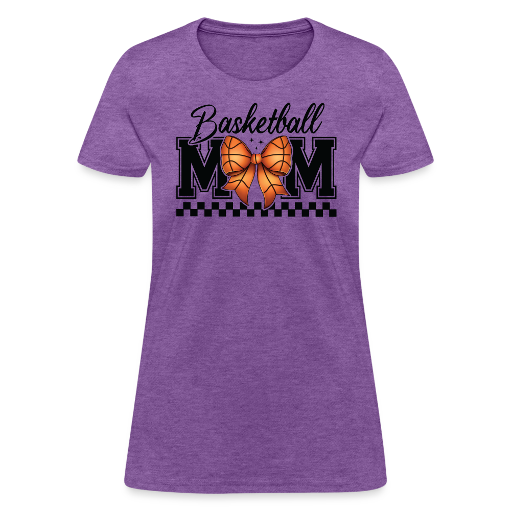 Basketball Mom Women's T-Shirt - purple heather