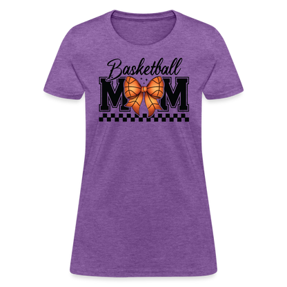 Basketball Mom Women's T-Shirt - purple heather