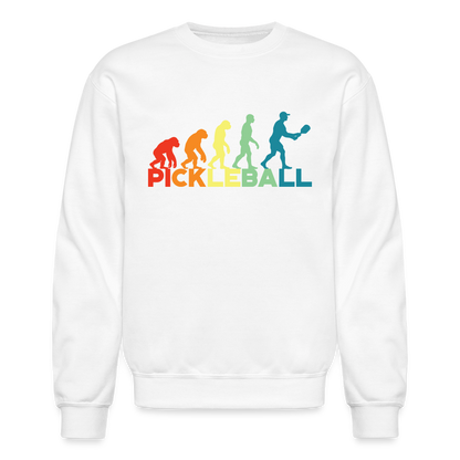 Pickleball Evolution Sweatshirt - white