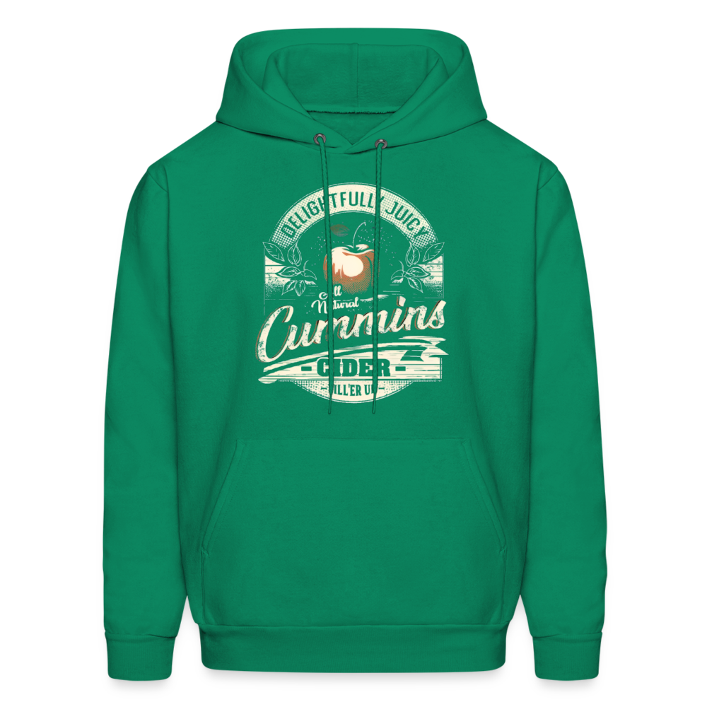 Vintage Cummins Cider (Funny Adult Humor) Hoodie - kelly green