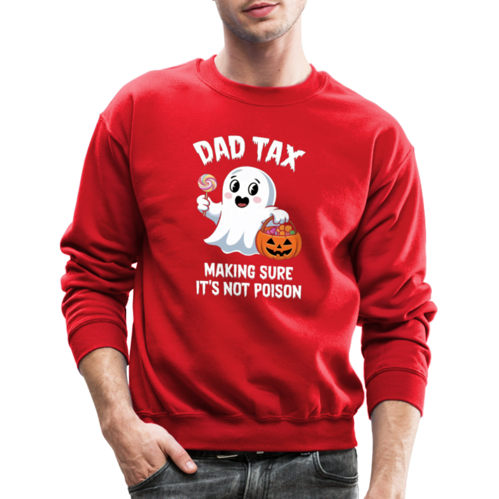 Dad Tax (Halloween) Sweatshirt - red