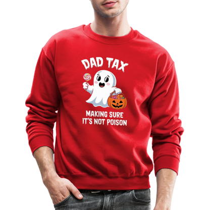 Dad Tax (Halloween) Sweatshirt - red