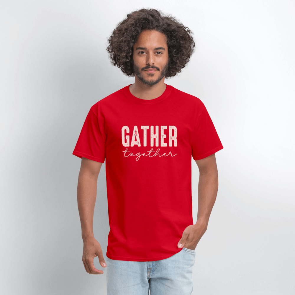 Gather Together (Thanksgiving) T-Shirt Color: safari