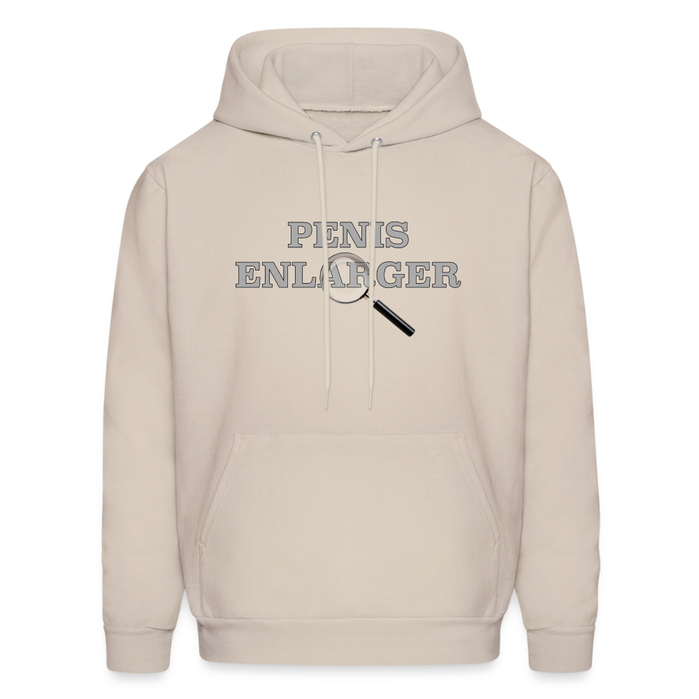 Penis Enlarger Hoodie (Funny Adult Humor) - Sand