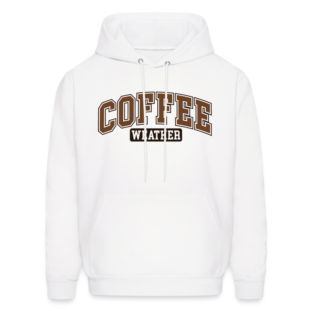 Coffee Weather Hoodie - white