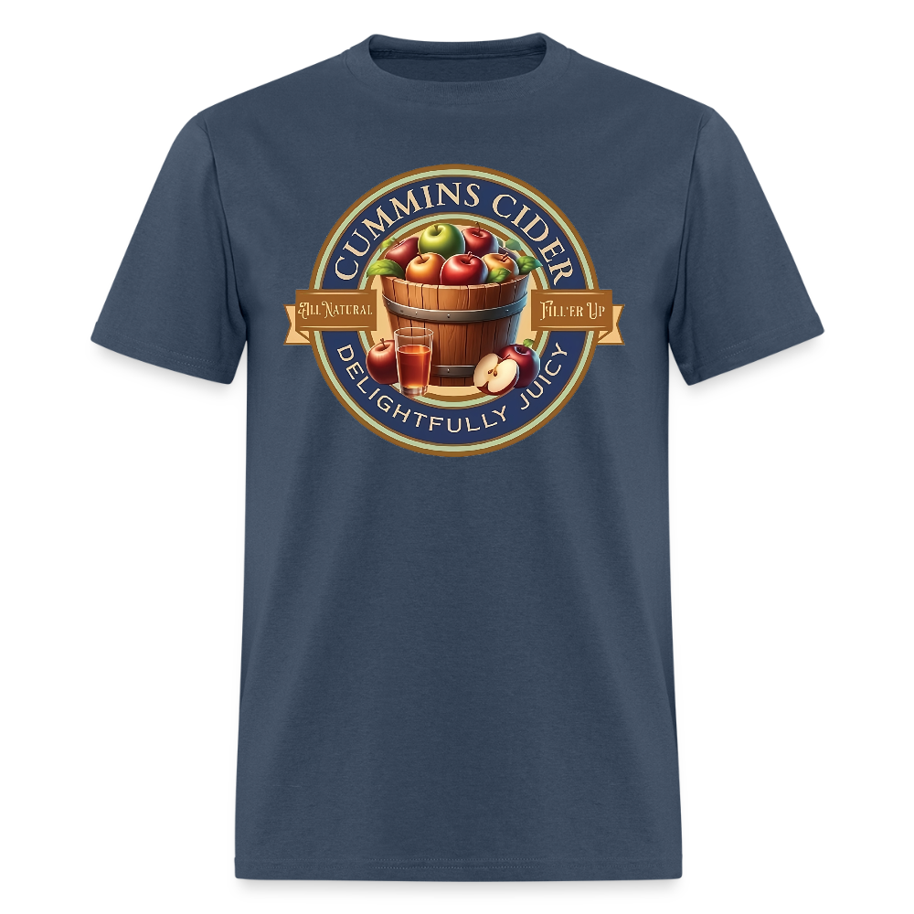 Cummins Cider (Funny Adult Humor) T-Shirt -  blue dusk