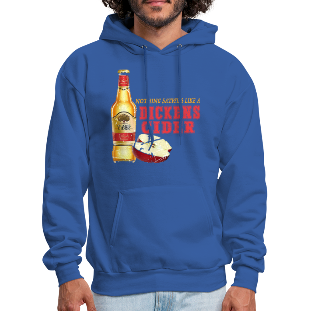 Nothing Satisfies Like A Dickens Cider Hoodie - royal blue