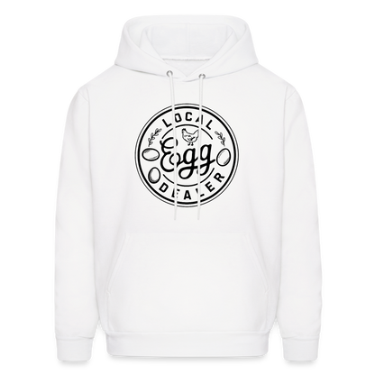 Local Egg Dealer Hoodie - white