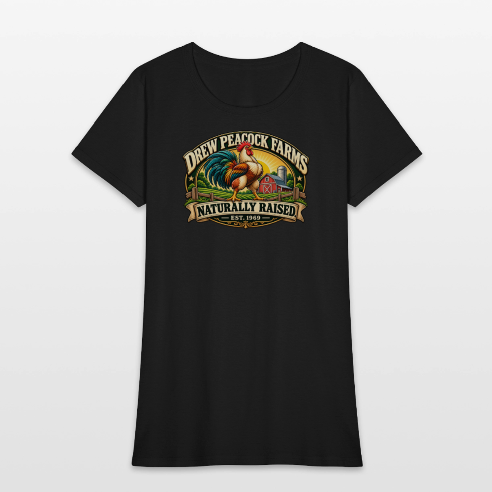 Drew Peacock Farms Women's T-Shirt - black