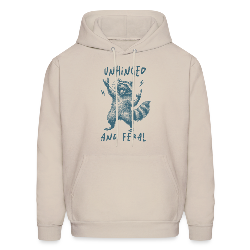 Unhinged and Feral Hoodie Color: Sand