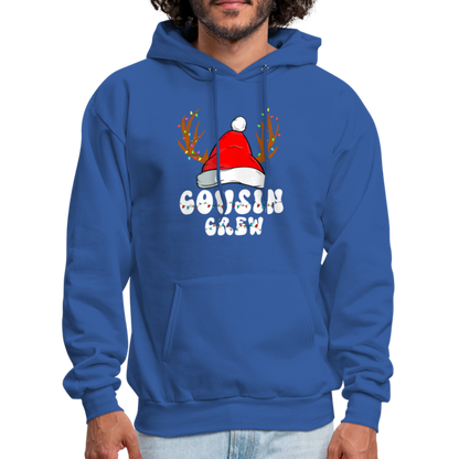 Cousin Crew Christmas Hoodie - royal blue