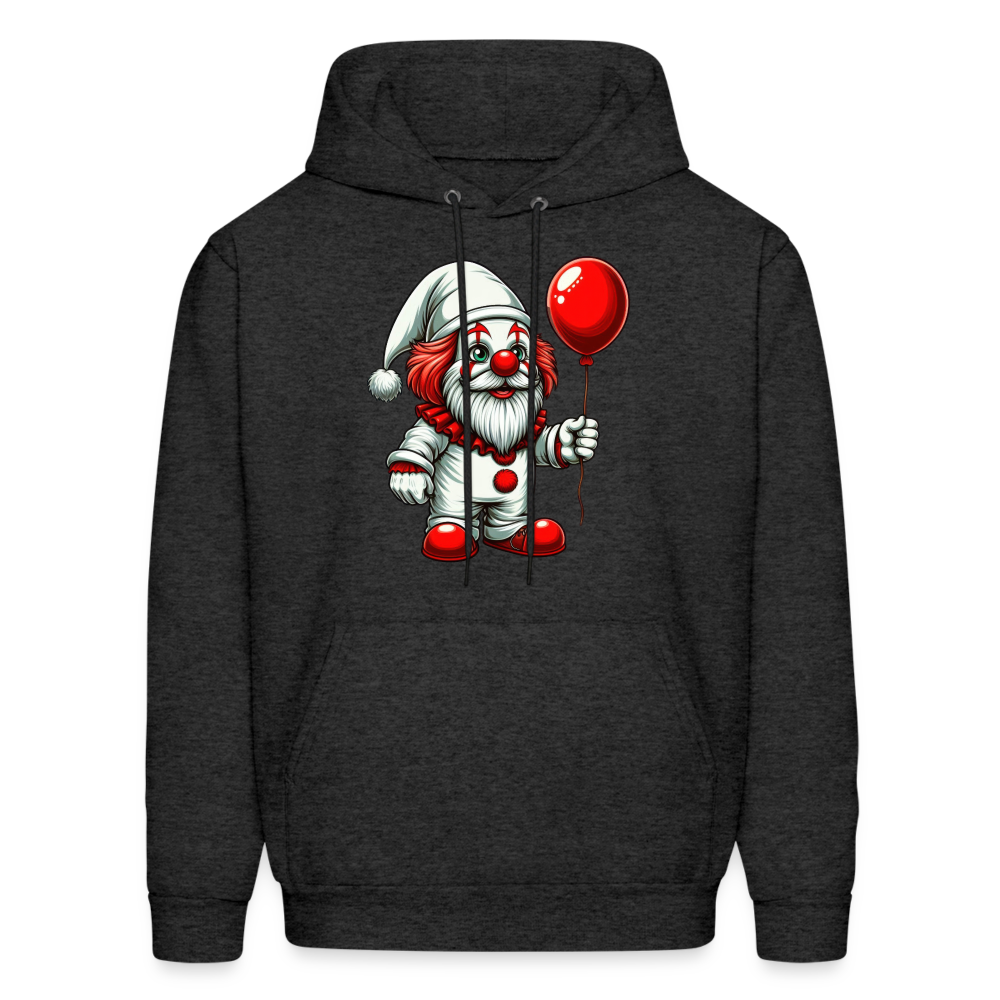 Gnome Clown Hoodie - charcoal grey