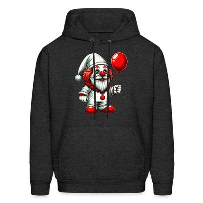 Gnome Clown Hoodie - charcoal grey