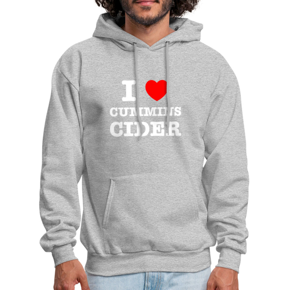 I Heart Cummins Cider Hoodie - heather gray