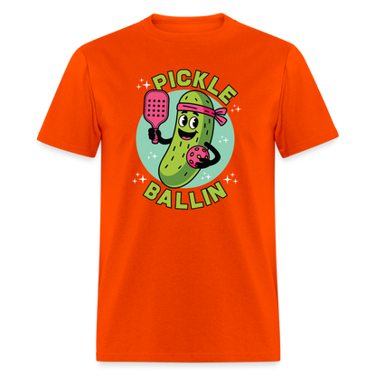 Pickle Ballin T-Shirt - orange