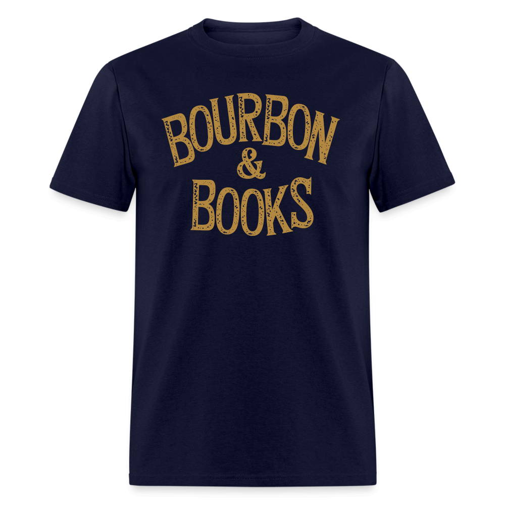 Bourbon & Books T-Shirt - navy