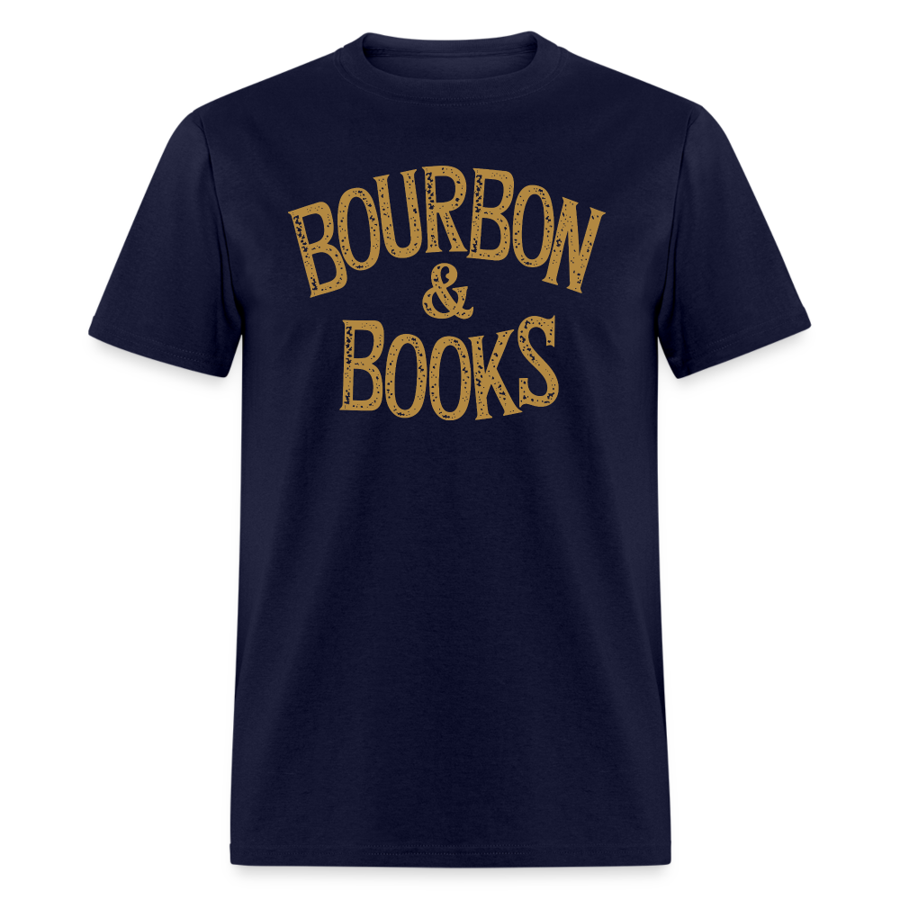 Bourbon & Books T-Shirt - navy