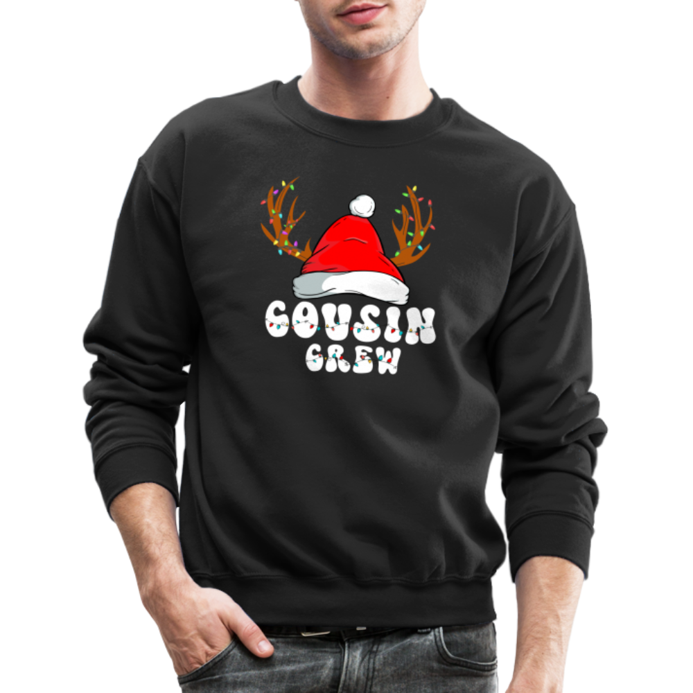 Cousin Crew Christmas Sweatshirt - black