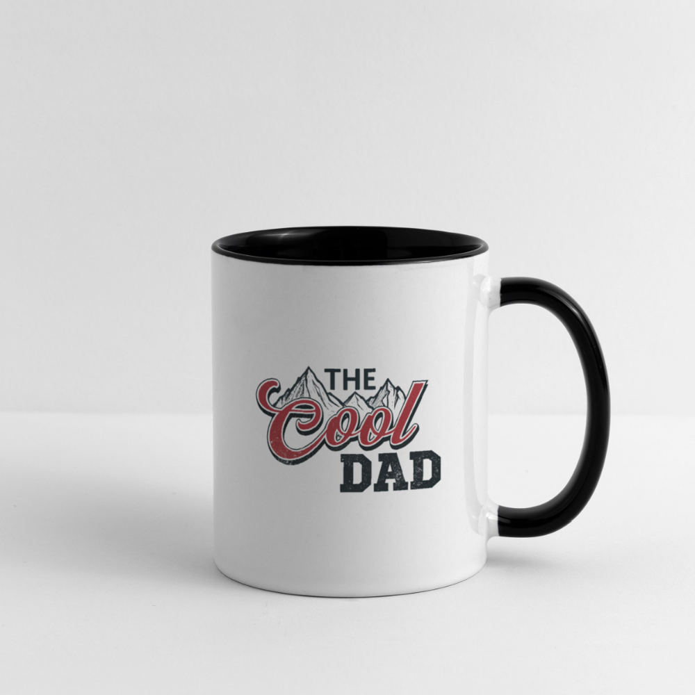 The Cool Dad Coffee Mug - white/black