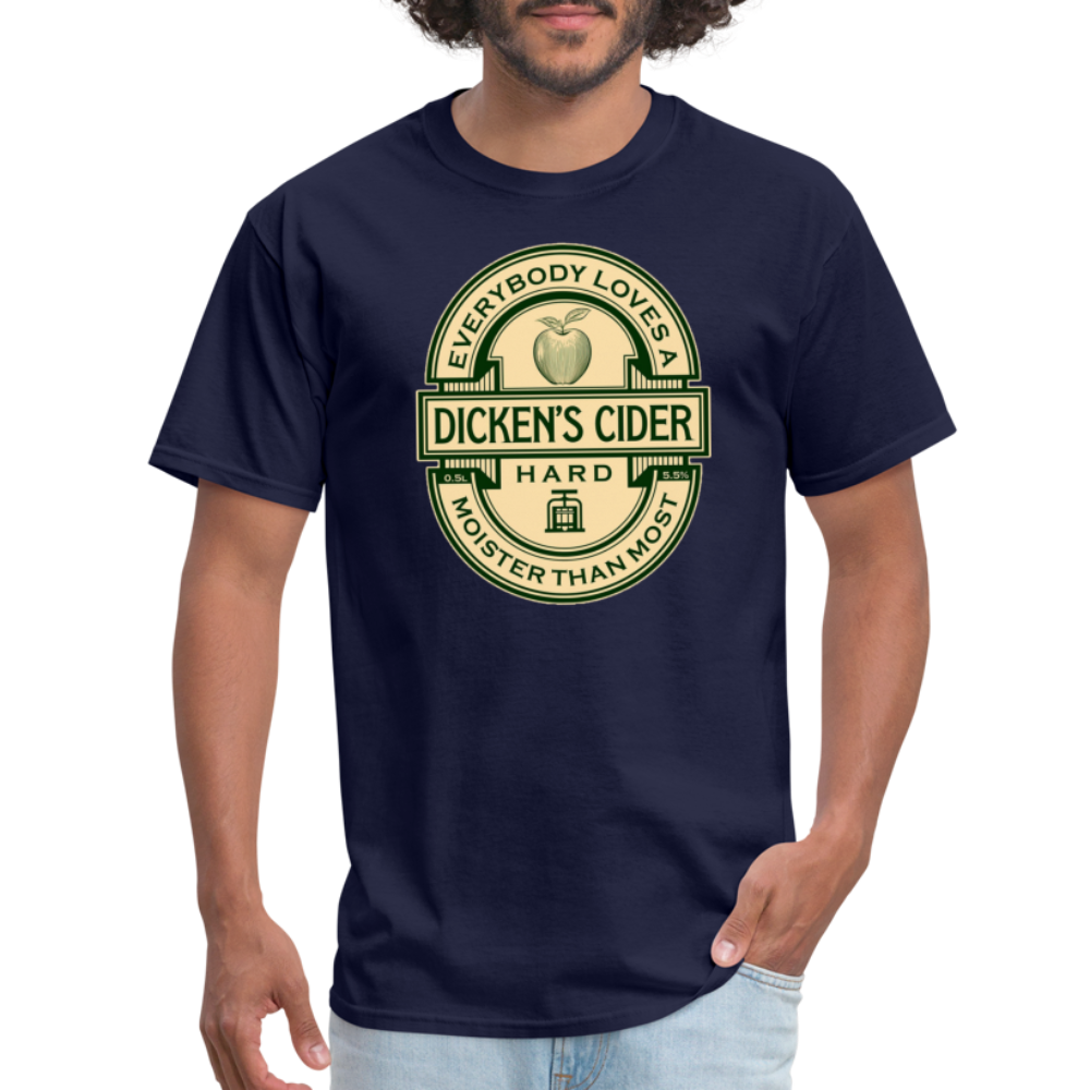 Dicken's Cider T-Shirt - navy