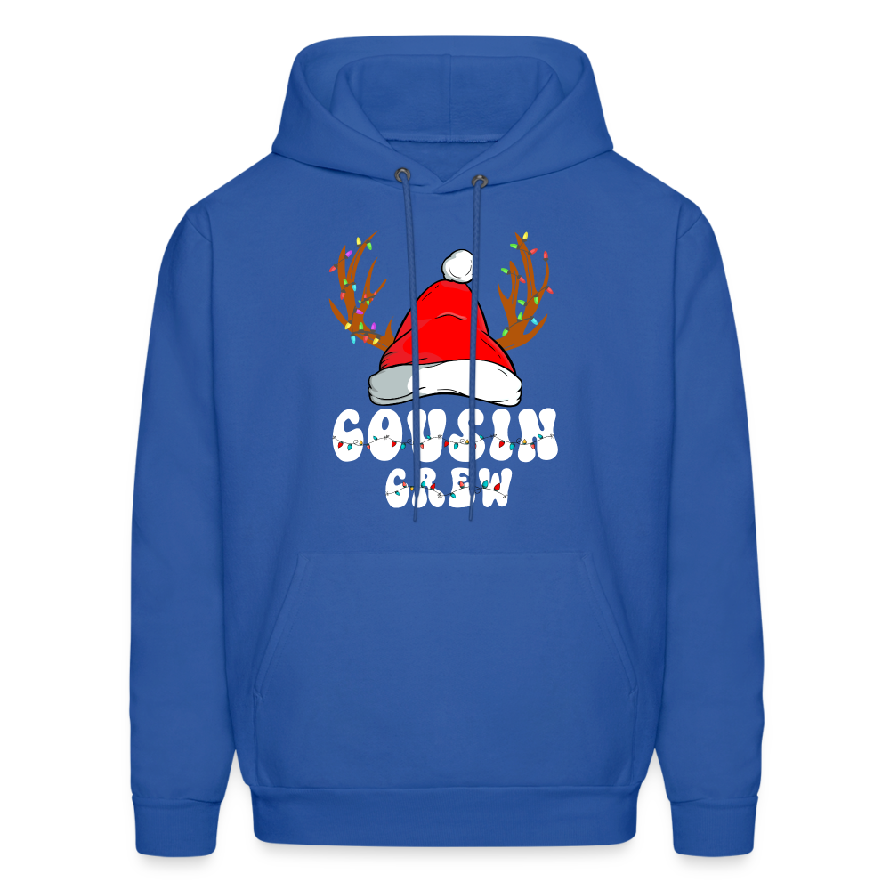 Cousin Crew Christmas Hoodie - royal blue