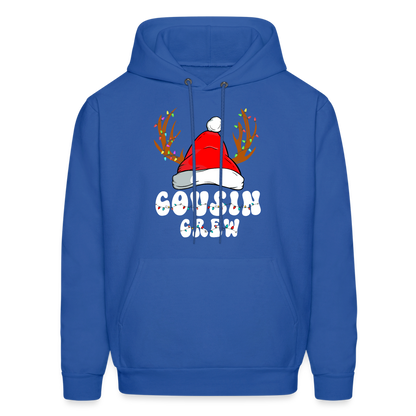 Cousin Crew Christmas Hoodie - royal blue