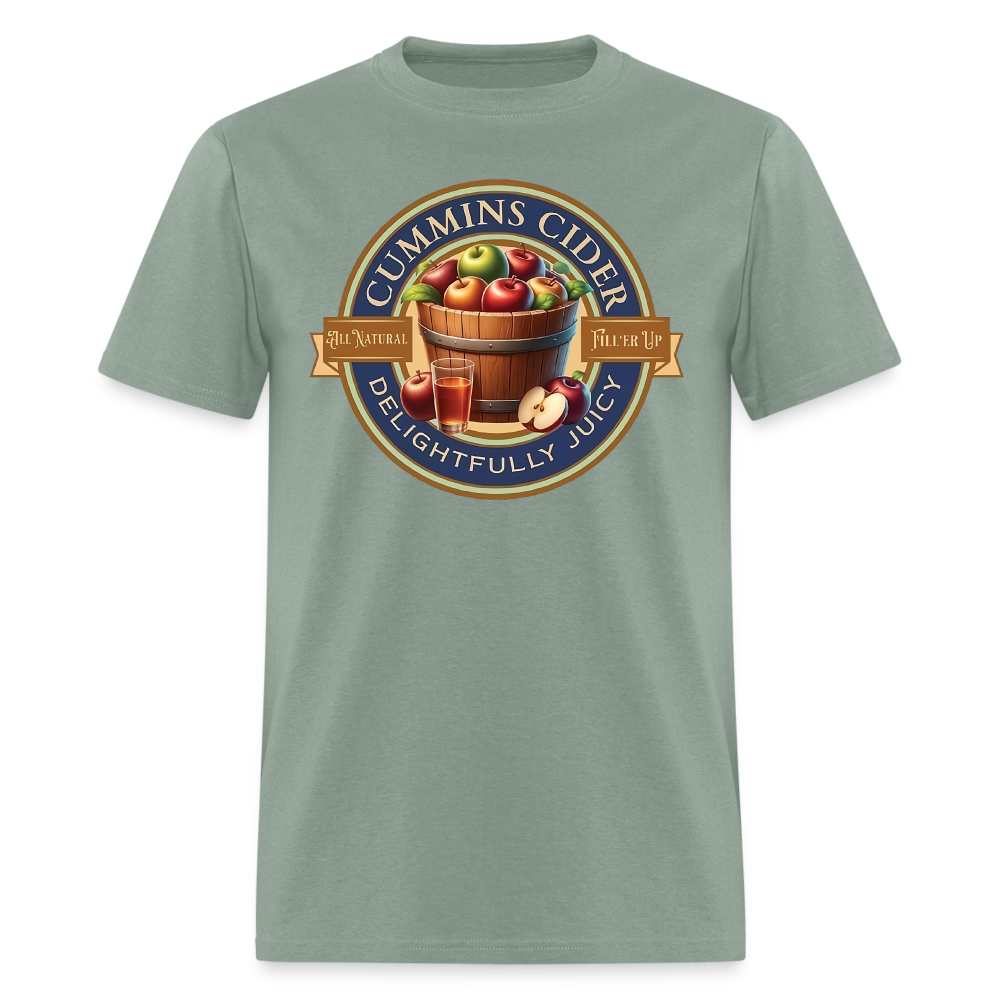 Cummins Cider (Funny Adult Humor) T-Shirt - sage