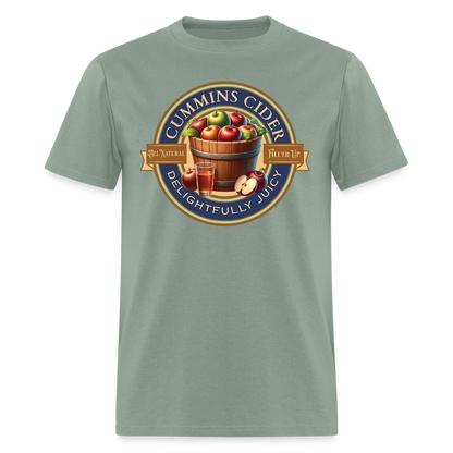 Cummins Cider (Funny Adult Humor) T-Shirt - sage