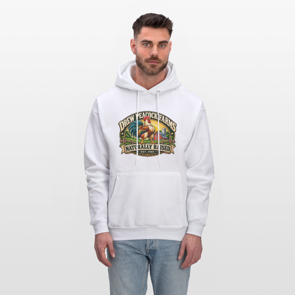 Drew Peacock Farms Hoodie - white