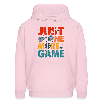 Just One More Game (Pickleball) Hoodie - pale pink