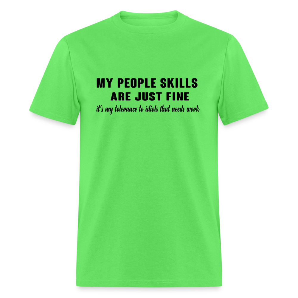 It's My Tolerance To Idiots That Needs Work T-Shirt - kiwi