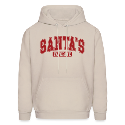 Santa's Favorite Hoodie - Sand