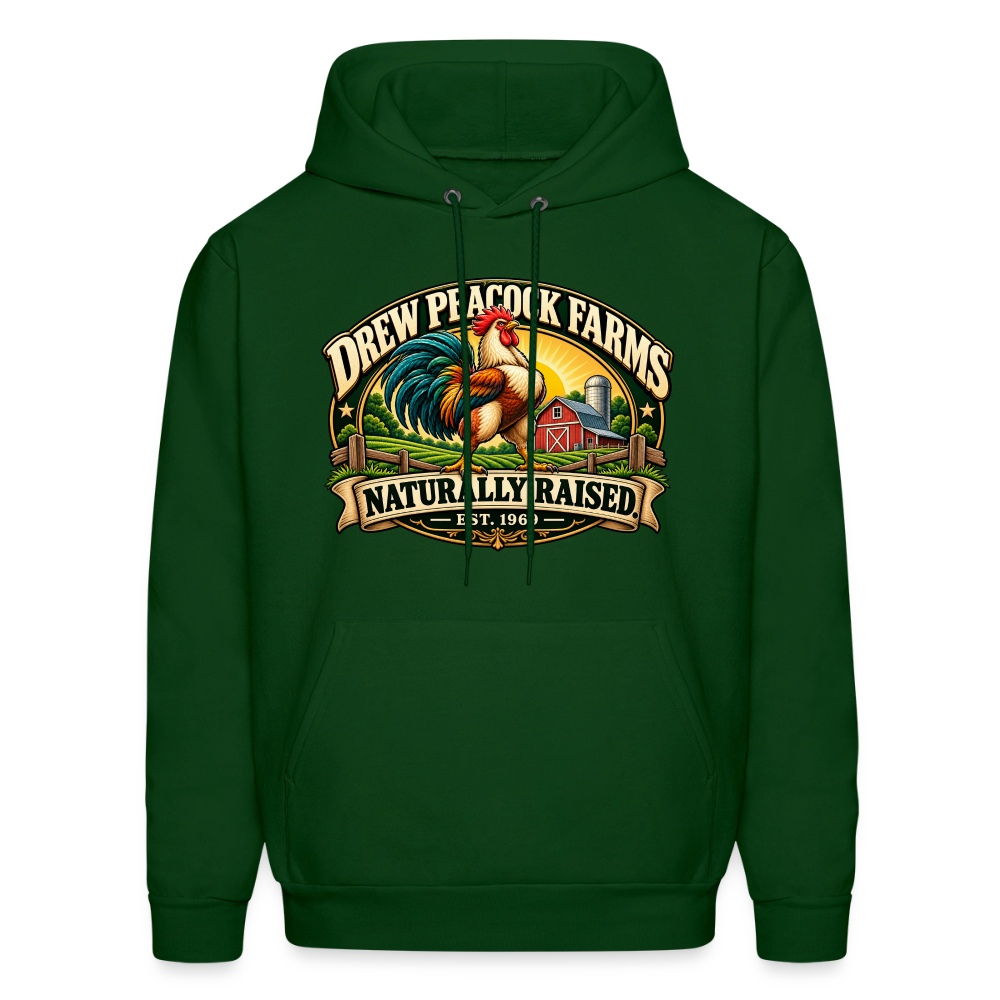 Drew Peacock Farms Hoodie - forest green