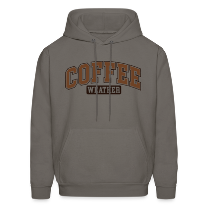 Coffee Weather Hoodie - asphalt gray