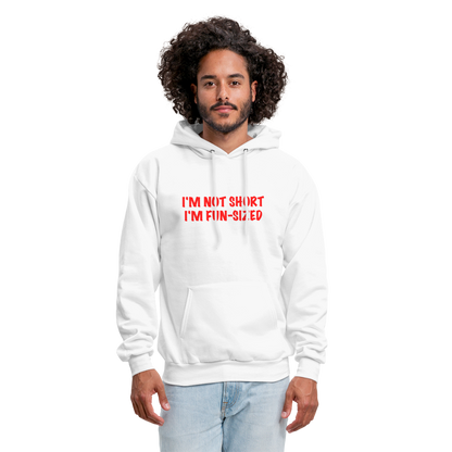 I'm Not Short I'm Fun Sized Hoodie (Funny Graphic Tee) - white