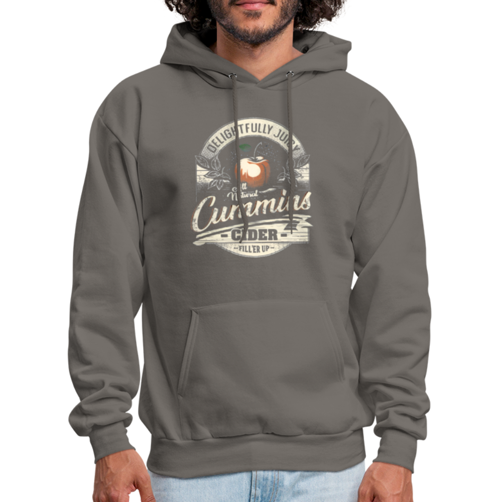 Vintage Cummins Cider (Funny Adult Humor) Hoodie - asphalt gray