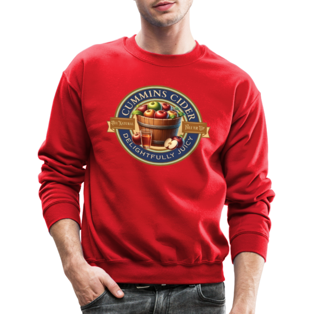 Cummins Cider (Funny Adult Humor) Sweatshirt - red