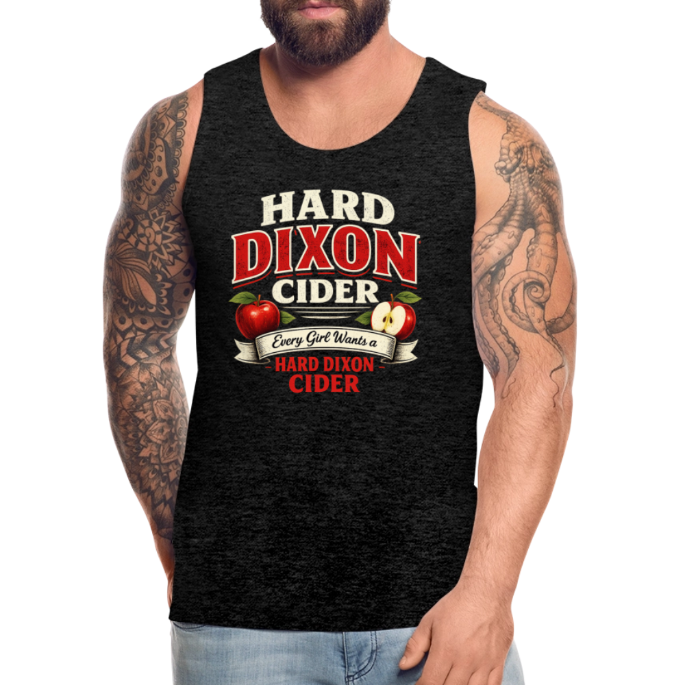 Hard Dixon Cider Funny Premium Tank Top - charcoal grey