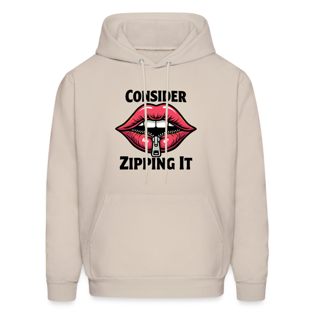 Consider Zipping It Hoodie - Sand