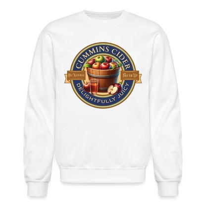 Cummins Cider (Funny Adult Humor) Sweatshirt - white